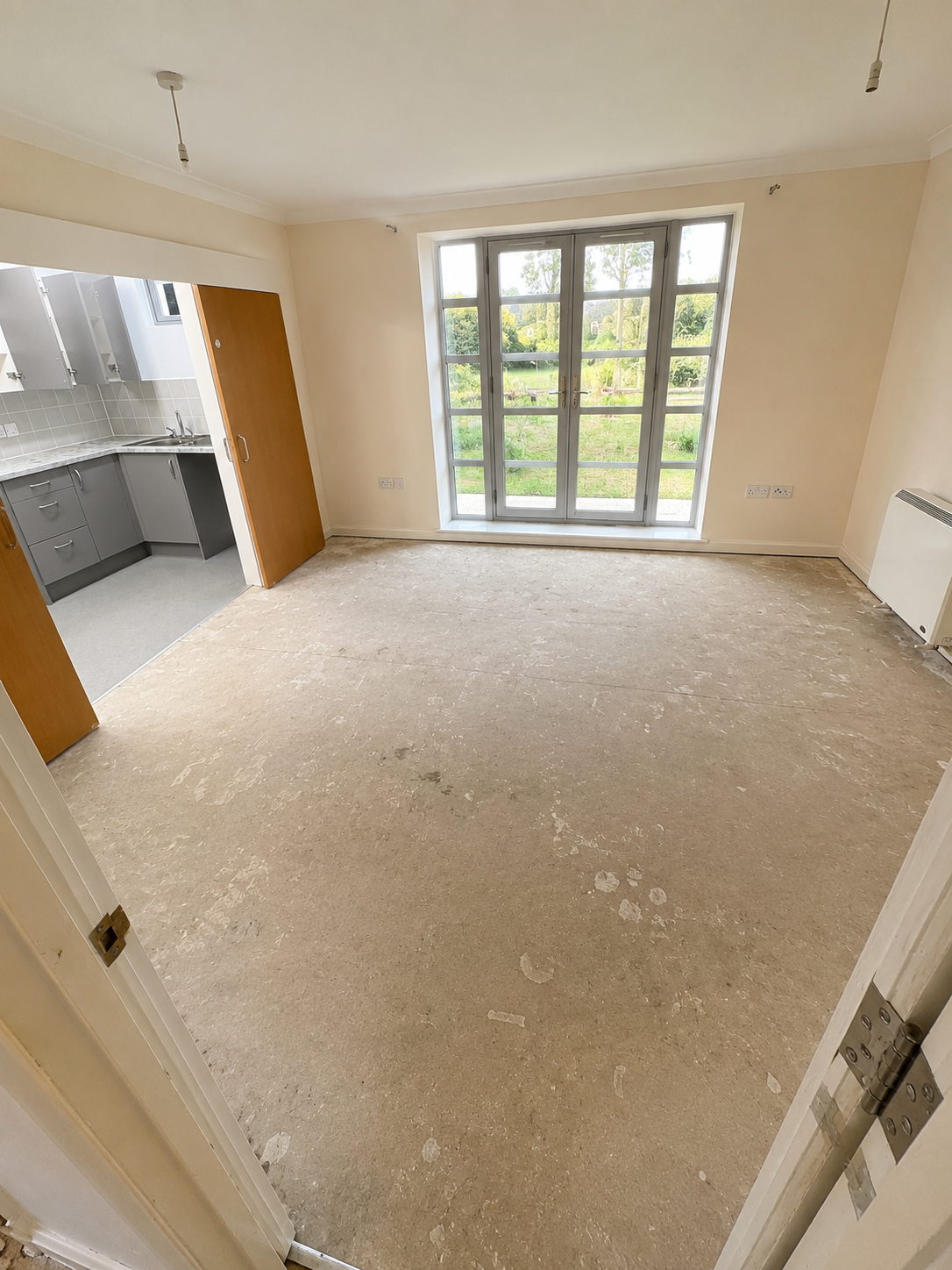 Flooring before installation