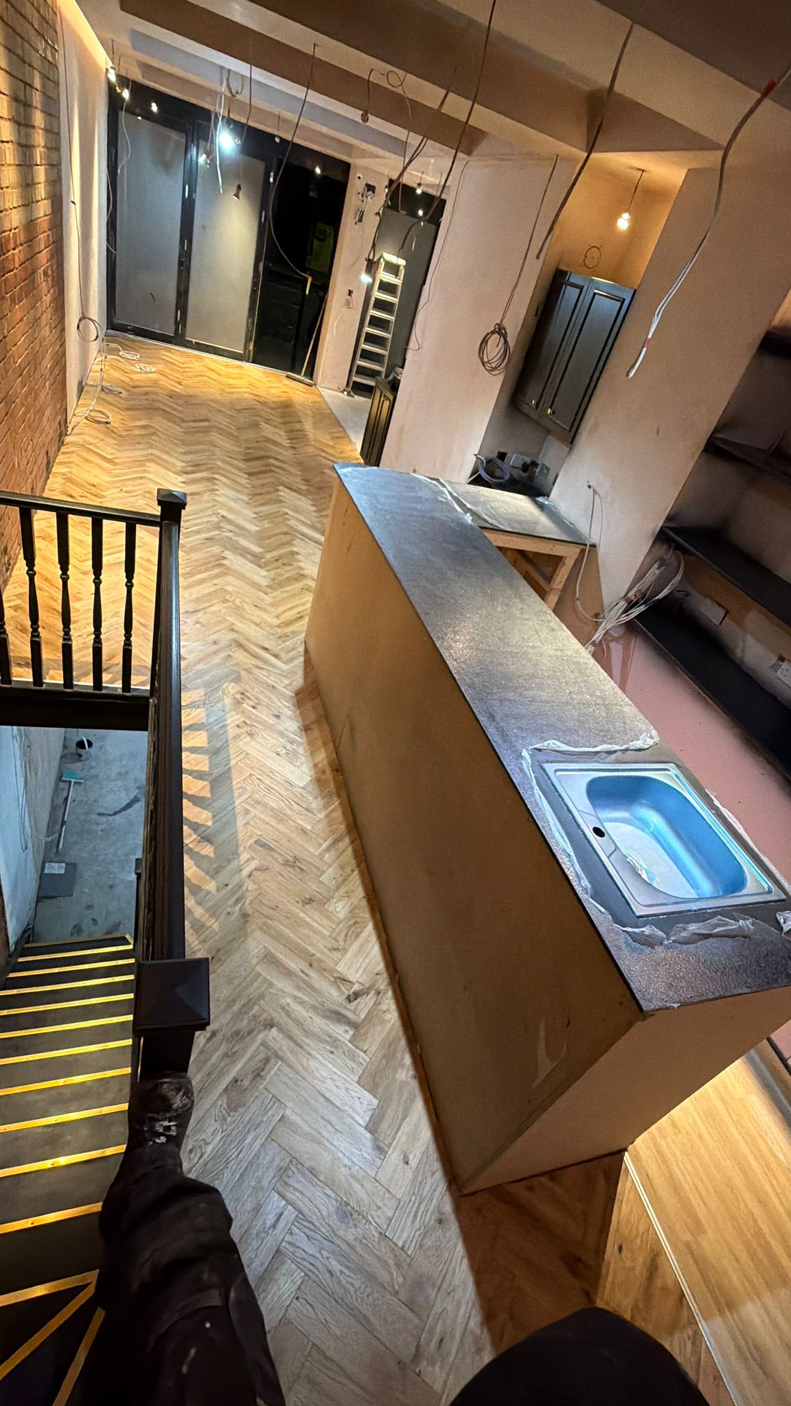 Restaurant interior after renovation